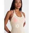 thumbnail image 4 of No Boundaries Groovy Getaway Crochet Coverup Dress, Women's XXS-XXL, 4 of 5