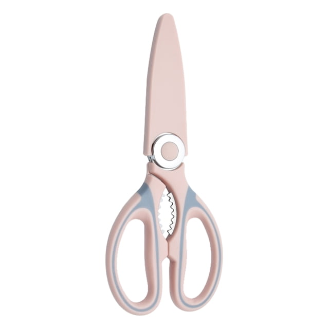 Poultry Shears with Protective Cover Stainless Steel Kitchen Scissors Multi-Purpose Scissors for Meat Chicken Fish Seafood BBQ
