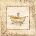 thumbnail image 3 of Grey, Jace 15x15 Black Modern Framed Museum Art Print Titled - Postal vintage bath, 3 of 5