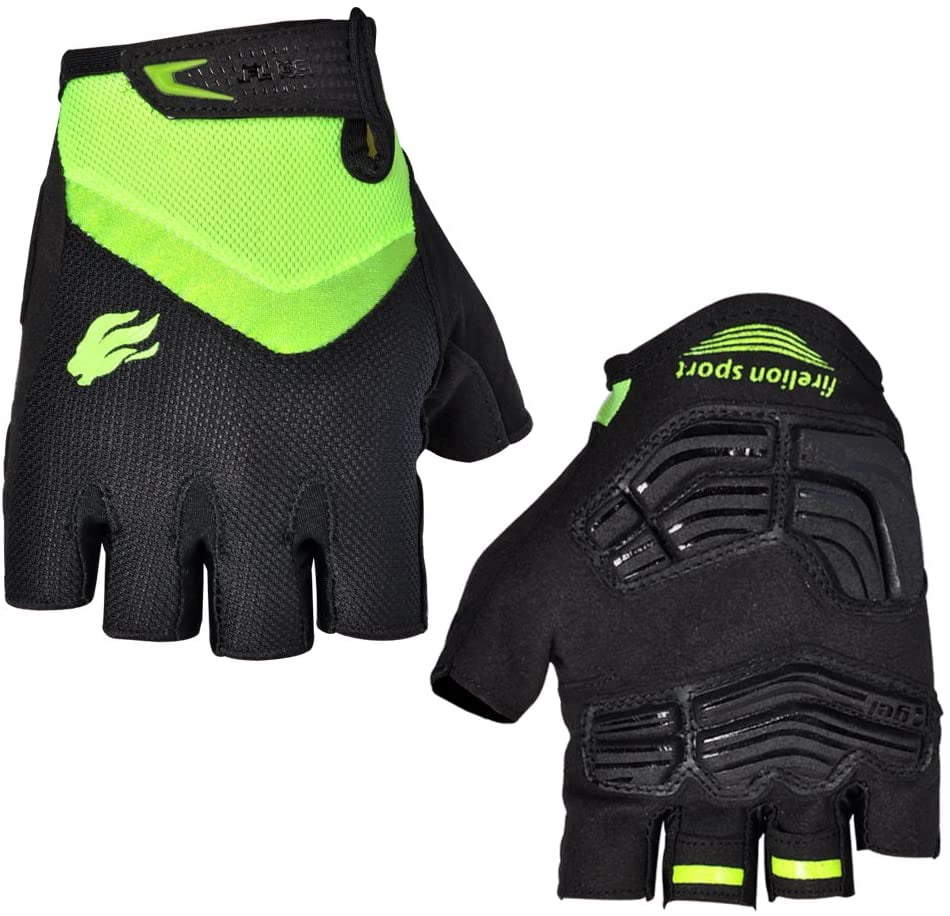 Mens Cycling Gloves Half Finger Bike 