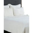 thumbnail image 3 of Lipa 20 x 36 Handmade Lumbar King Pillow Sham, Rayon Velvet, Cotton, Ivory, 3 of 5