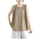 thumbnail image 2 of Xuyuer Women Sleeveless Sweater Tank Round Neck Casual Geometric Knit Sweater Top Women's Floral Print Tunic Tank Tops Blouse Shirts Loose Fit Graphic Tees Summer Vintage Tank Tops 2026, 2 of 9