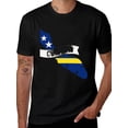 thumbnail image 2 of T-shirt Curacao Map  Soft Cotton Adult Heat-Transfer Graphic T-Shirt - 180g Breathable Fabric, Unisex Summer Casual Wear with Durable Heat-Printed Design, 2 of 10