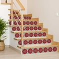thumbnail image 3 of Mi Alma Red and Green Pop of Color Tile Stickers - Removable Vinyl 4x4, 24 pcs, 3 of 9