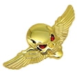 thumbnail image 4 of Skeleton Skull Emblems Badge Metal Decals Stickers Decoration for Car Trucks Motorbike Exterior Decoration, 4 of 9