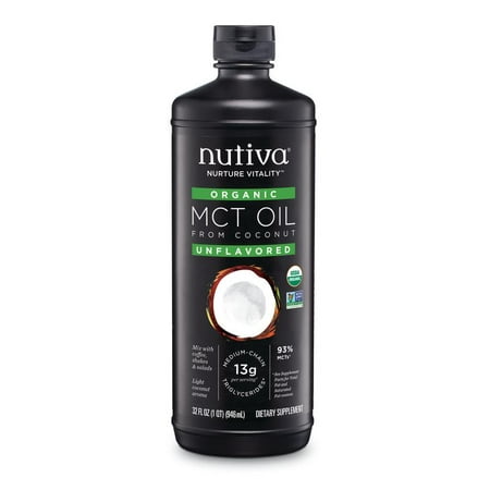 Nutiva Organic MCT Oil, Unflavored, 32 Fl Oz, 63 (Best Liquid Cleanse Diet)