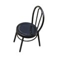 thumbnail image 4 of Milaget Chaise Miniature de Maison de Poupée Décoration de Maison de Poupée Accessoires Photo de Simulation Robustes pour Base Miniature Jardin Féerique Modèle Train Dioramas Noir, 4 of 9