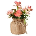thumbnail image 1 of Artificial Flower Plants, Fake Colorful Plant Bouquet Faux Bunches with Pot for Home Indoor Outdoor Decoration Table Centerpieces Arrangements, 1 of 8