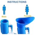 thumbnail image 4 of Urinarios para hombres, mujeres, botella de orina masculina, orinal, botella de orina gruesa portátil, 2000 ml, tubo largo de 47 pulgadas, a prueba de derrames, jarra para orinar m, 4 of 5