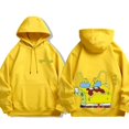 thumbnail image 3 of Suéter de poliéster con dibujos animados de Bob Esponja para otoño e invierno, sudadera con capucha de manga larga fina o polar, 3 of 5