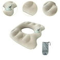 thumbnail image 6 of Serenable Inflatable Chair Cushion Hemorrhoid Cushion Breathable Ergonomic Hollow Chair Pad Seat Cushion for Long Sitting Workplace Car Beige, 6 of 10