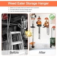 thumbnail image 4 of Weed Eater Rack Garage Wall Organizer, Garage Tool Organizer Weedeater Hanger Wall Mount For String Trimmer Hanger, Hedge Trimmer Rack Garden Tool Organizer (2 Pack)$$Tools & Hardware Other, 4 of 7