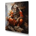 thumbnail image 2 of Designart "Hanumans Devotion Hinduisim Art wall decor II" Hinduisim Wall Decor, 2 of 5