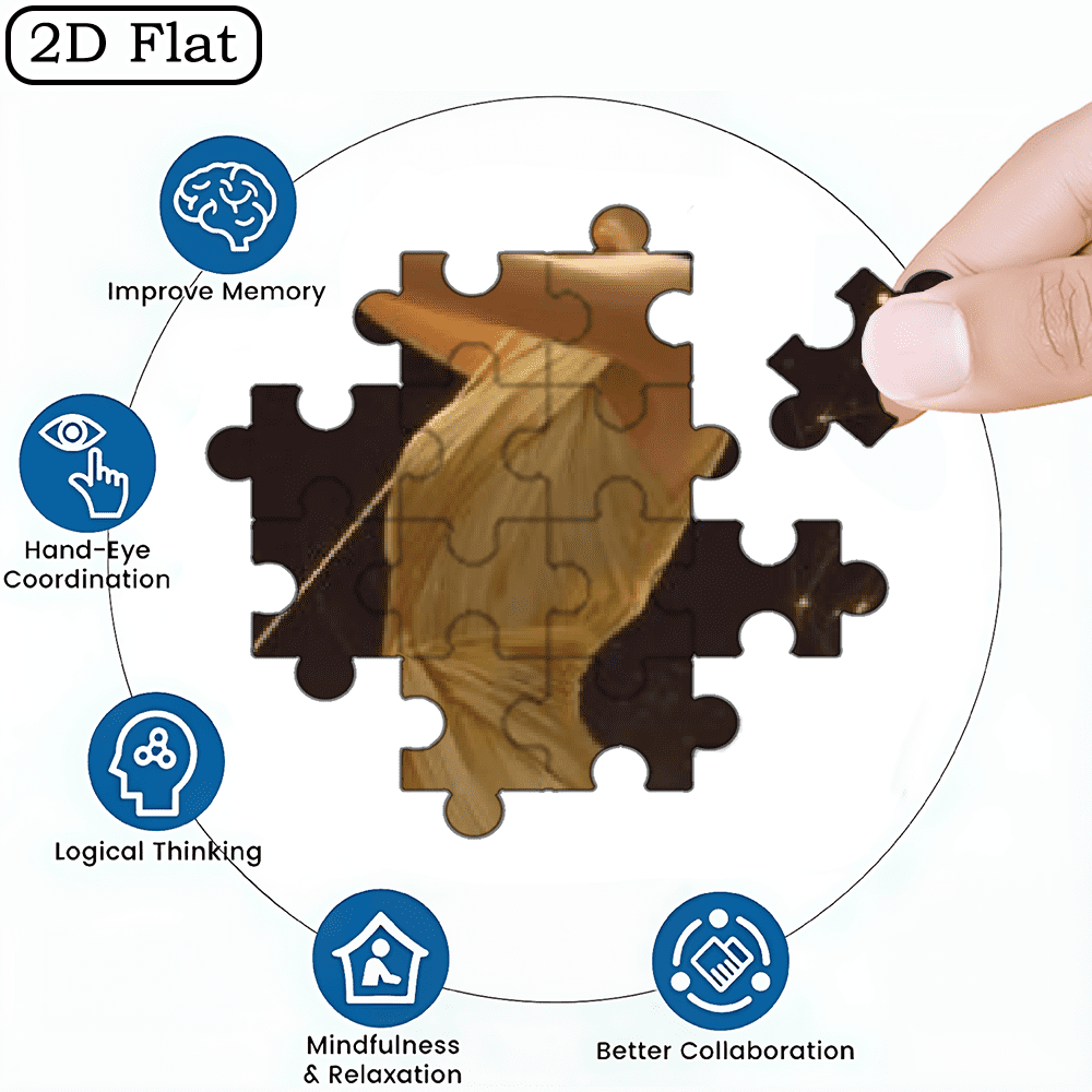 A Box of (1000pcs) Adult Puzzles, Character Landscape Theme, High Difficulty, Suitable for Adults, Family Entertainment, Home Decoration.29.4*19.6 in