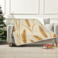 thumbnail image 7 of Yayeee Throw Blanket for Couch Soft Warm 50" x 60" Sofa Chair Bed Decoration, Wheat Ears Pattern, 7 of 7