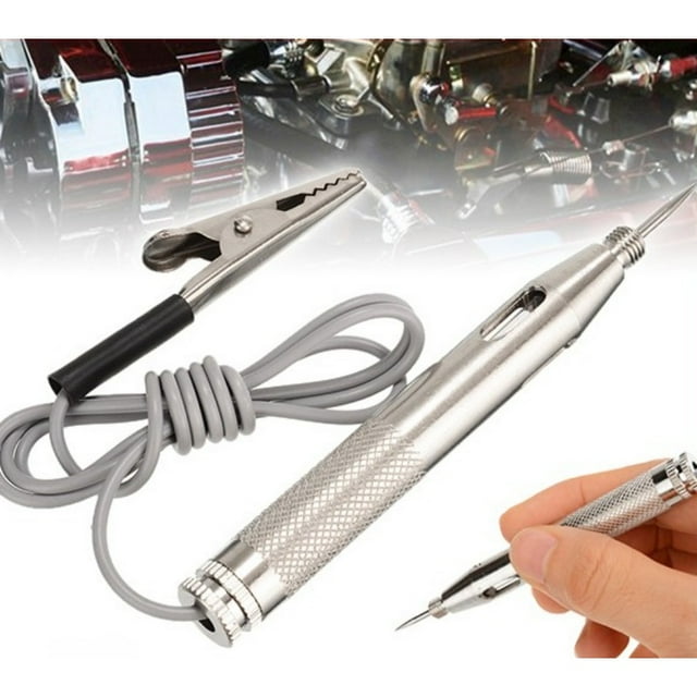 MesaSe Car-Styling DC 6V 12V 24V Light System Test Probe Lamp Continuity Car Electronic Voltage Circuit Tester
