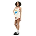 thumbnail image 2 of Wonder Woman Tiara & Logo Women's 2-Pack Racer Tank & Dolphin Shorts Sleep Set, 2 of 7