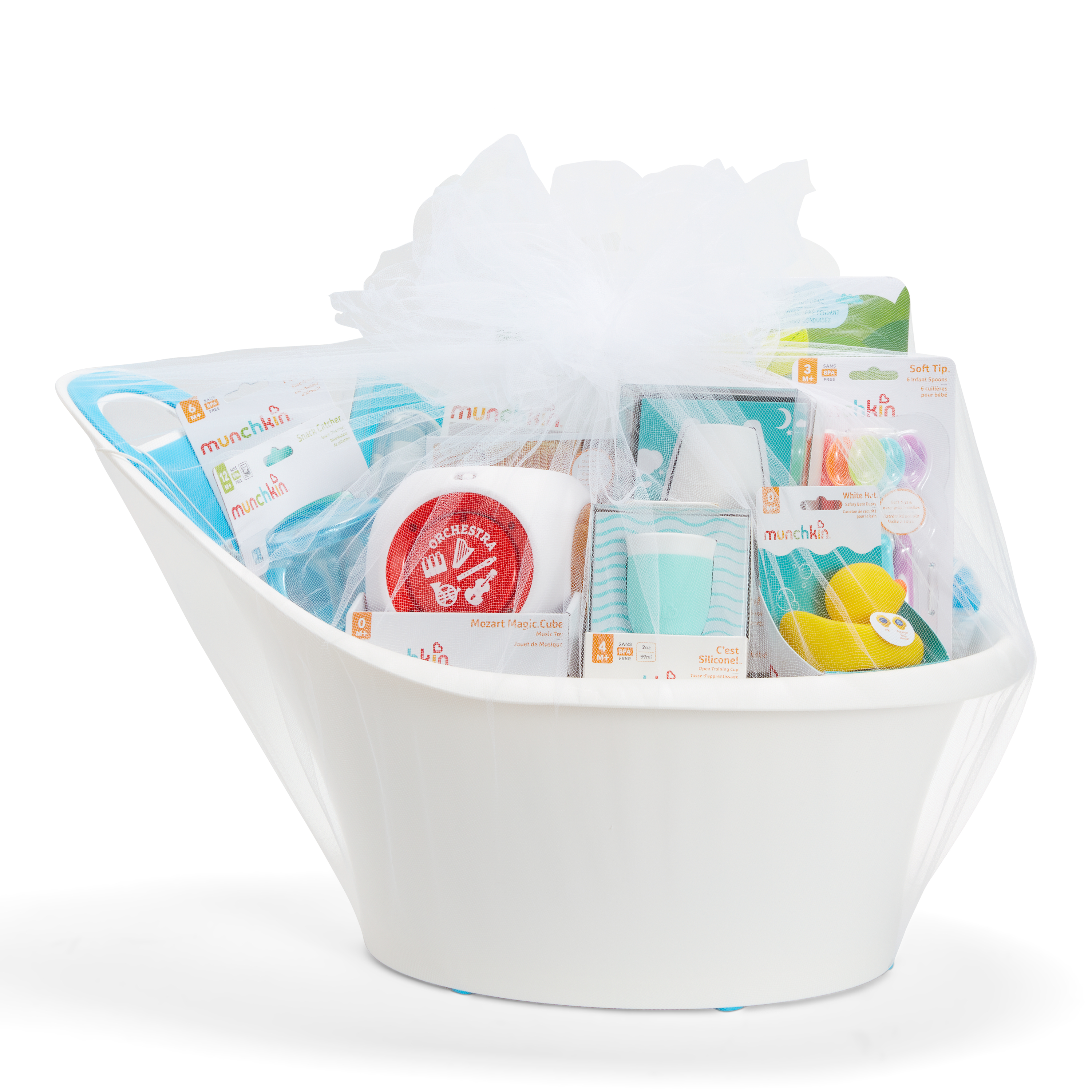 Munchkin® My Munchkin Gift Basket, Great for Baby Showers, Includes 15 Baby Products, Neutral, Unisex - image 2 of 30