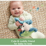 Fisher-Price Planet Friends All Ears Lovey Baby Sensory Toy, Plush Elephant for Newborns