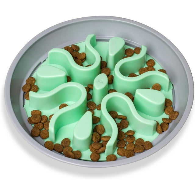 Fun Mangeoire à Oscillation - Bol pour Chien à Alimentation Lente - Taille Unique, Multicolore