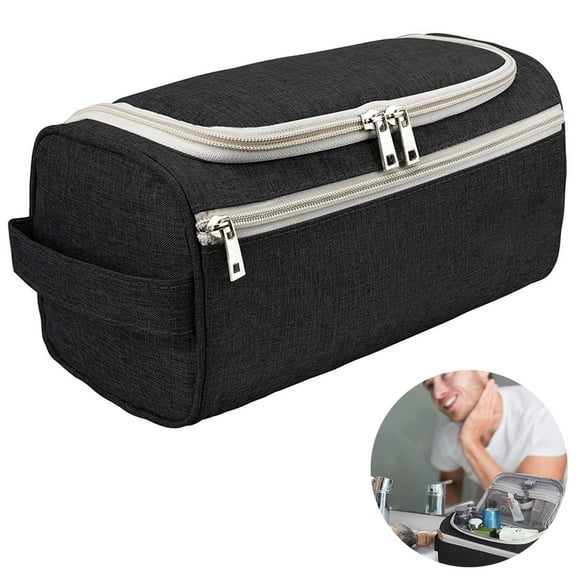 1 bolsa de artículos de tocador, organizador de artículos de tocador, bolsa de lavado, kit para colgar, kit de afeitado, viaje para baño y ducha