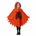 thumbnail image 3 of Zylarhe Girls Halloween Jumpsuits Dance Stage Performance Party Outfit Playful Home Wear for Toddlers Orange 6-7 Years, 3 of 7