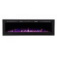thumbnail image 3 of The Sideline by Touchstone - 72" Wide Recessed Electric Fireplace - Black, 3 of 14