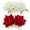 Assorted Color, variant on 2Pcs Bridal Hair Bun Clips Fabric Rose Flower Hair Combs Wedding Hair Styling Tool