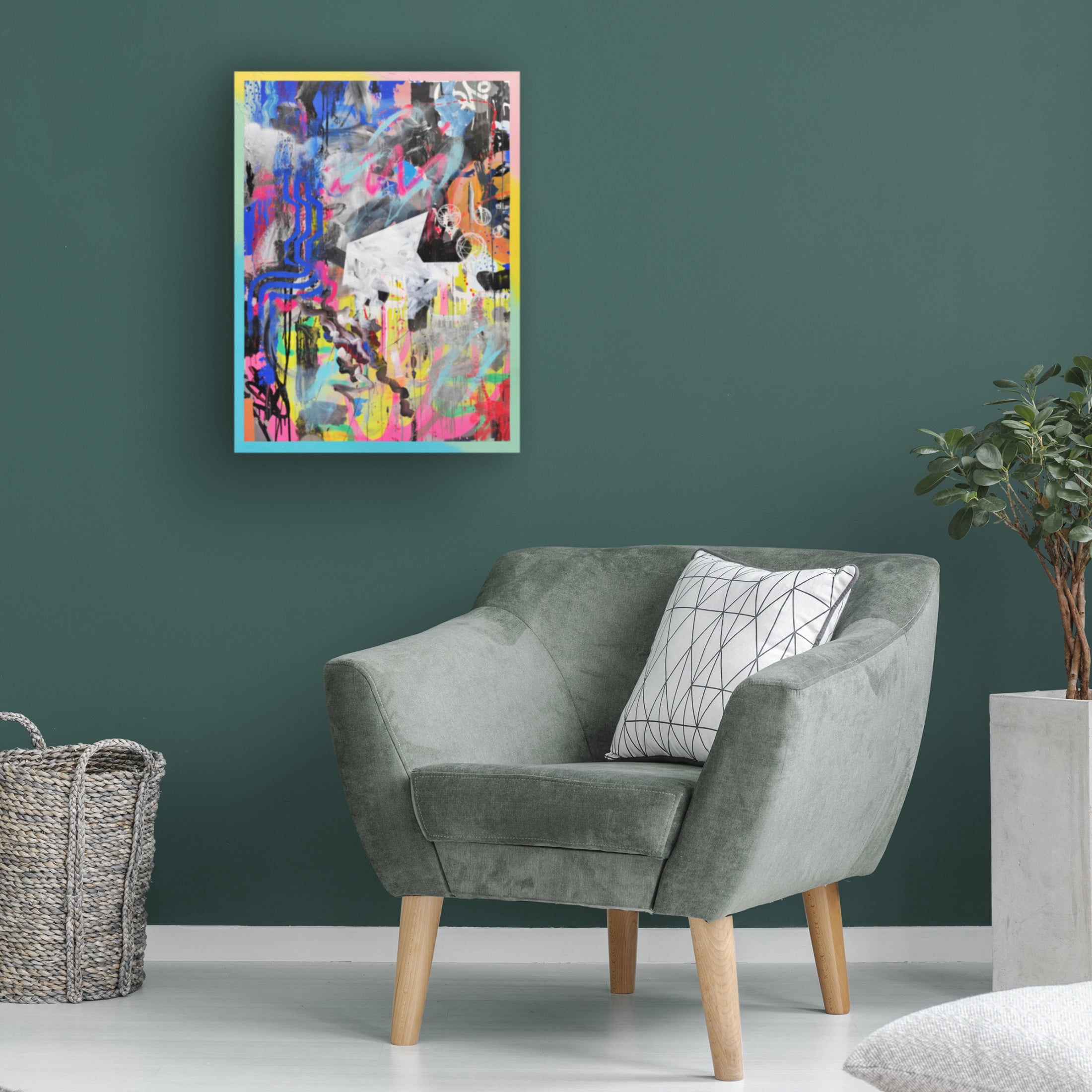 Trademark Fine Art Famous When Dead Abstra Canvas Wall Art