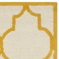thumbnail image 3 of SAFAVIEH Cambridge Kevin Geometric Wool Area Rug, Ivory/Gold, 3' x 5', 3 of 5