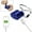 Blue, variant on BotaniNest USB Hand Crank Charger Generator Dynamo Mobile Emergency Phone Charger