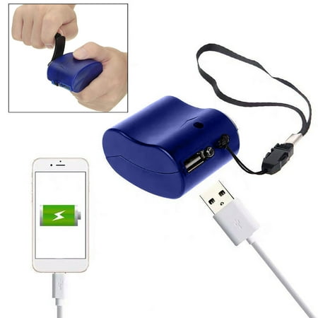 

USB Hand Crank Charger Generator Dynamo Mobile Emergency Phone Charger 2pc
