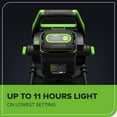 thumbnail image 6 of Greenworks 82WL1 82V (AC/DC) 2500-Lumen LED Work Light, Battery and Charger Not Included, 6 of 13
