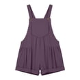 thumbnail image 7 of Rompers for Women Dressy Casual Lounge Overalls Shorts Summer Lightweight One Piece Jumpsuits with Pockets, 7 of 7
