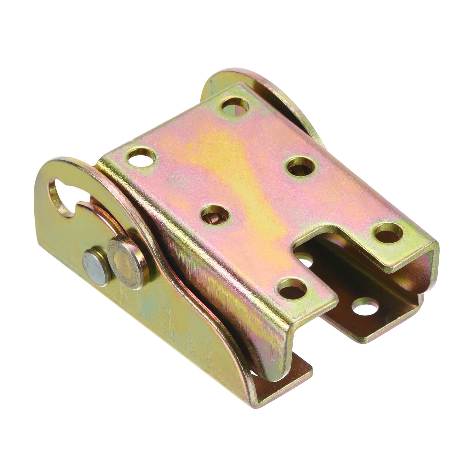 Unique Bargains Folding Legs Hinge Self-Locking Bracket with Screws Multicolor 2Pcs