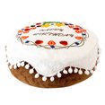 thumbnail image 1 of Irfora Cama de felpa para mascotas para gatos, perros pequeños, casa con forma de pastel, cojín para cachorros, perrera, cesta cálida portátil para mascotas, suministros estera Irfora Cama para mascotas, 1 of 7