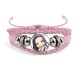 thumbnail image 4 of Pulsera de figura de Demon Slayer para fanáticos de niñas, brazaletes de cuero Rosa hechos a mano, póster de Anime Kimetsu No Yaiba Blade of Ghost, regalo, 4 of 5