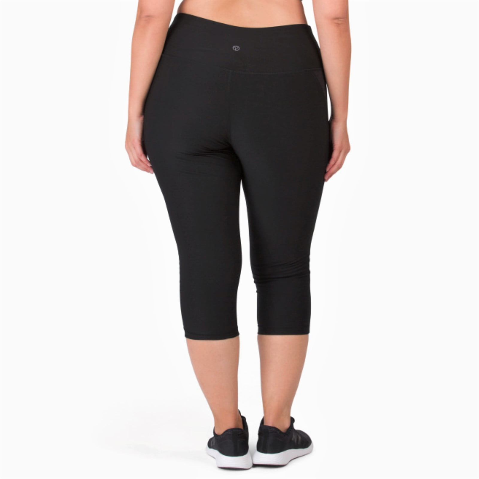 Women's VOGO Athletica Curve Plus High Waist Moto Capri Moisture Wicking  Capri Leggings