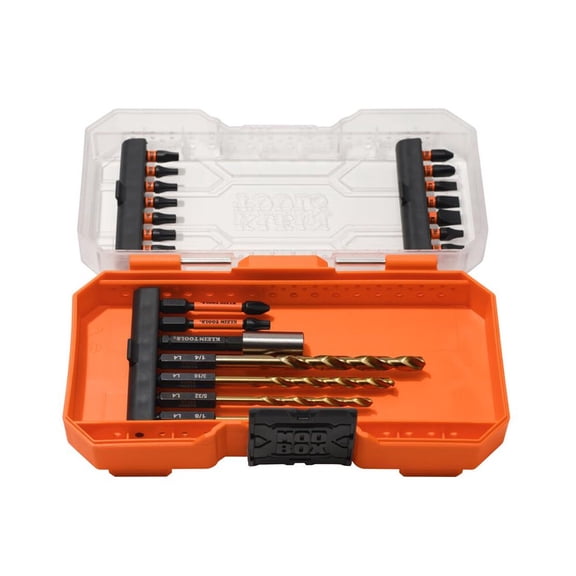 Klein Tools Drill And Driver Bit Set, 21 Pieces