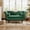 Green, variant on Christopher Knight Home 53" Luxury Velvet Upholstered Bench with Nailhead Trim and Curved Arms, 2 Pillows, Light Blue