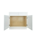thumbnail image 3 of Hollywood Fabiani Design Shaker Sink Base Kitchen Cabinet Ready to Assemble 36 in. W x 24 in. D x 34.5 in. H White, 3 of 5