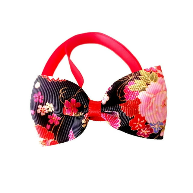 Greeniant Collares para perros Pajaritas Corbata ajustable Mascotas Decoraciones Push-pull Hebilla Cinta Suministros Cachorros Gatos Festival Type3 NO3