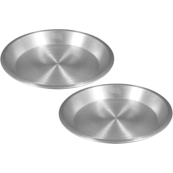 Soro Essentials- Set of 2 Aluminum 11” x 1-1/8" Deep Round Pie Pans - Bakeware Baking Tins for Delicious Pies Crispy Pie Crust Delectable Tart Quiche Leche Flan and Cake