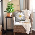 thumbnail image 2 of 1PC Pillow Cover 18x18 Inch, Watercolor Daisy Throw Pillow Covers, Hello Sunshine Summer Outdoor Decor Cushion Case Decoration for Home Couch Chair Sofa, 2 of 6