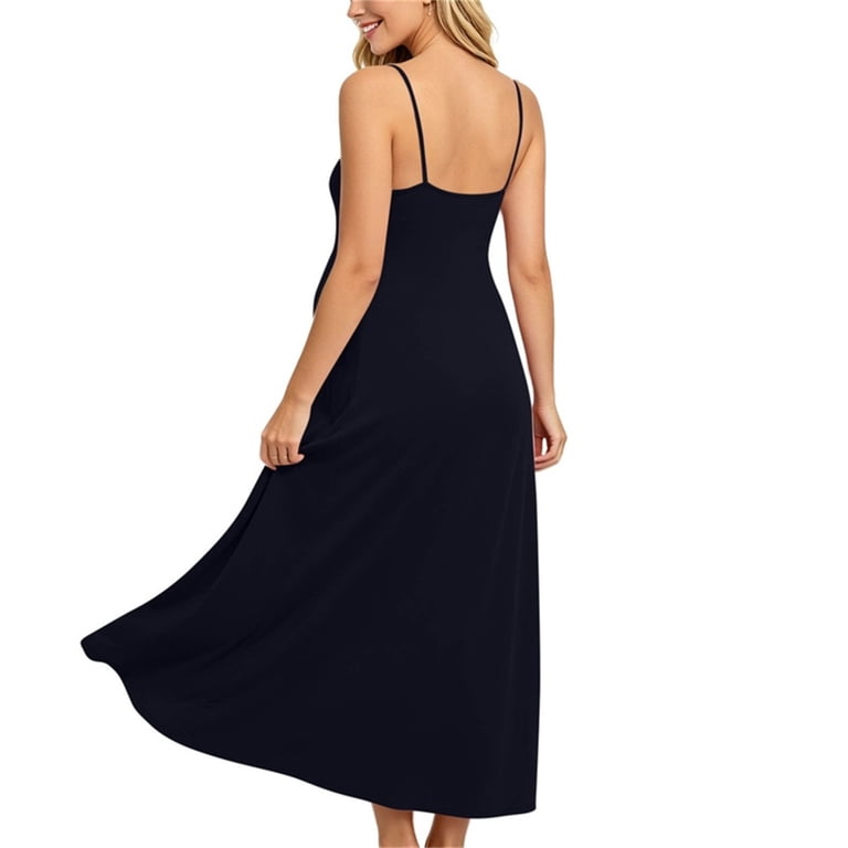 black bridesmaid dresses pregnant Royal Blue Bridesmaid Long Wedding Guests Dresses with V-neckline   loveangeldress