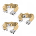 thumbnail image 1 of Early Cars 1941-1948 Airplane 2 Point Tan Lap Bench Seat Belt Kit - 3 Belts, 1 of 1