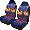 thumbnail image 7 of FOR U DESIGNS Owl Pattern Car Front Seats Only for Women Men Scratch-Resistant Car Bucket Seat Cover Auto Interior Accessories for SUV Truck Sedan-Pack of 2, 7 of 7