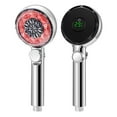 thumbnail image 2 of Handheld Shower Head, High Pressure Shower Head with Digital Temperature Display, LED Shower, Water Temperature-Controlled, Water Saving Filtered, Removable Panel, Easy Installation, for Dry Hair, 2 of 6