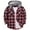 Multicolor, variant on TMOYZQ Men's Hooded Plaid Shirt Lightweight Flannel Shirt Jacket Long Sleeve Button Down Fall Casual Shirt with Pockets (Available in Big & Tall)