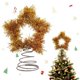 thumbnail image 2 of Adorno para la punta del árbol de Navidad con tres estilos para elegir: luna, estrella y corazón. Decora el árbol de Navidad y disfruta de una experiencia diferente., 2 of 4
